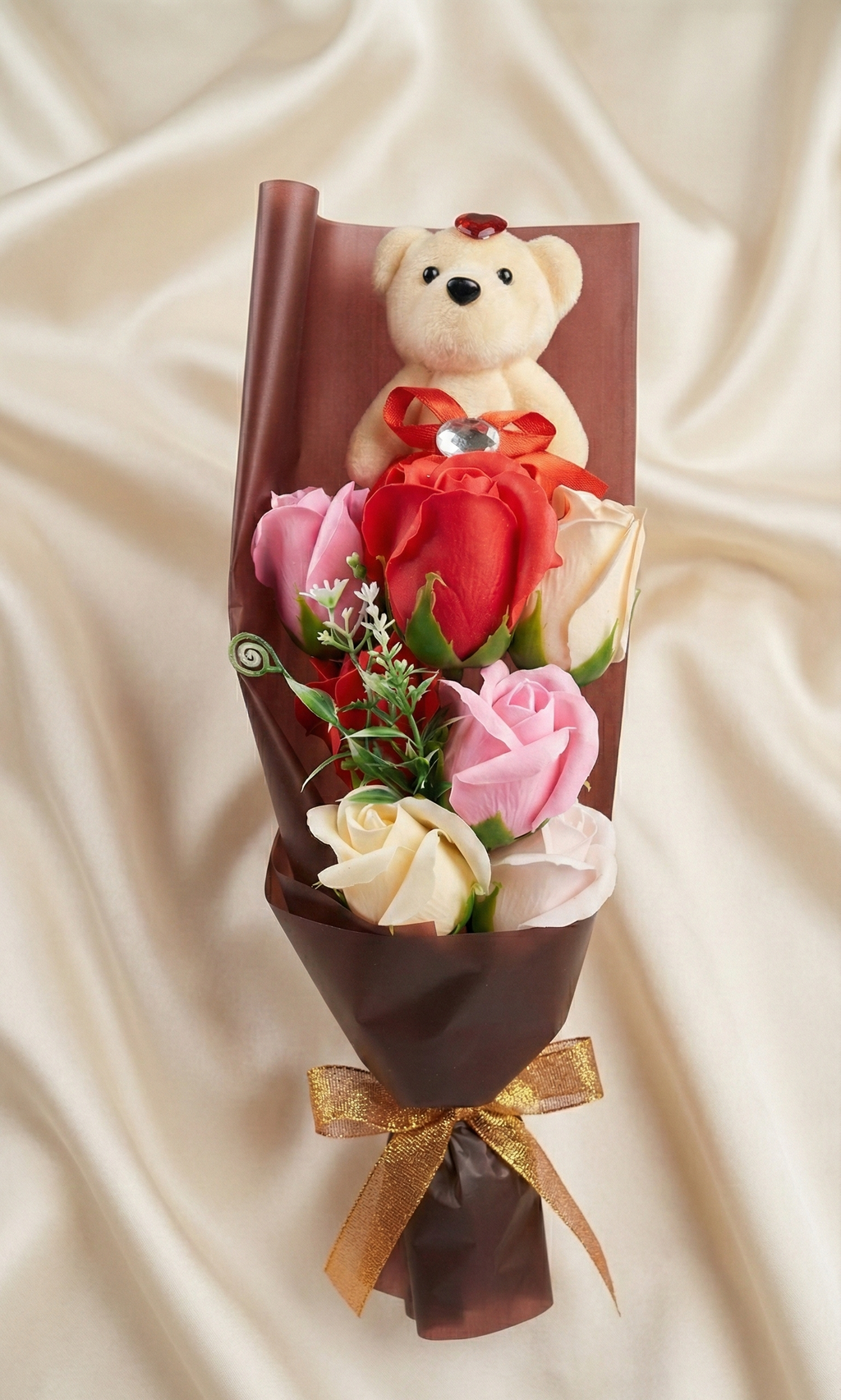 Teddy Rose Bouquet - A Perfect Gift of Love & Elegance