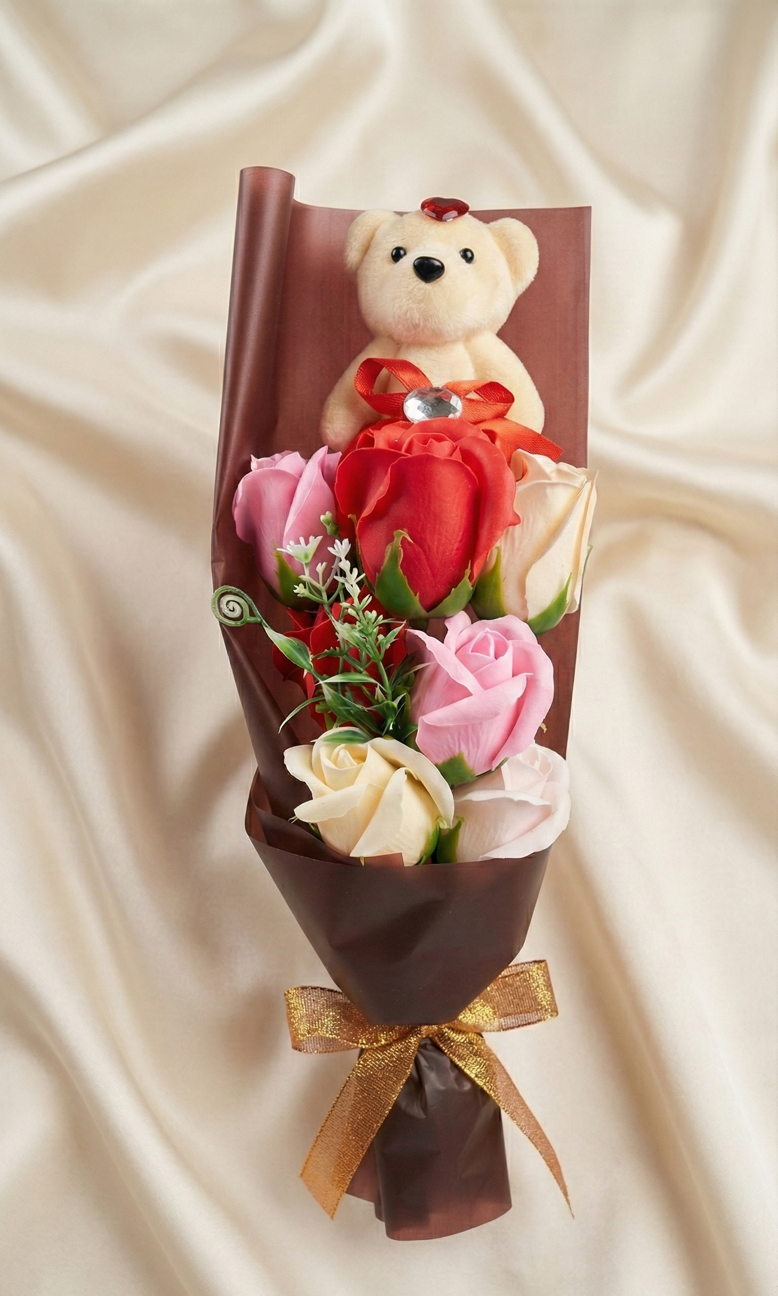 Teddy Rose Bouquet - A Perfect Gift of Love & Elegance