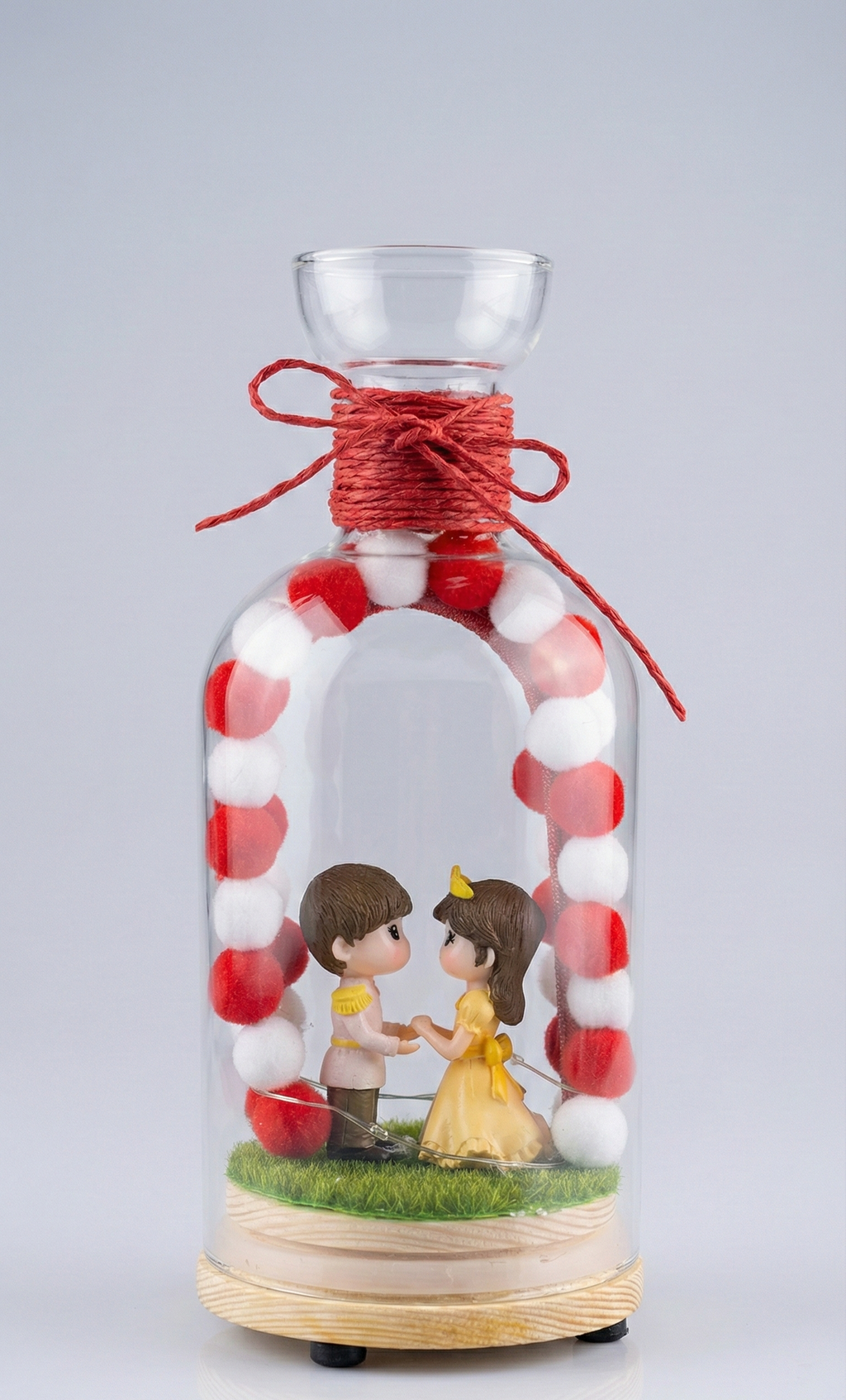 Couple LED Bottle Lamp – Romantic Love Showpiece Light