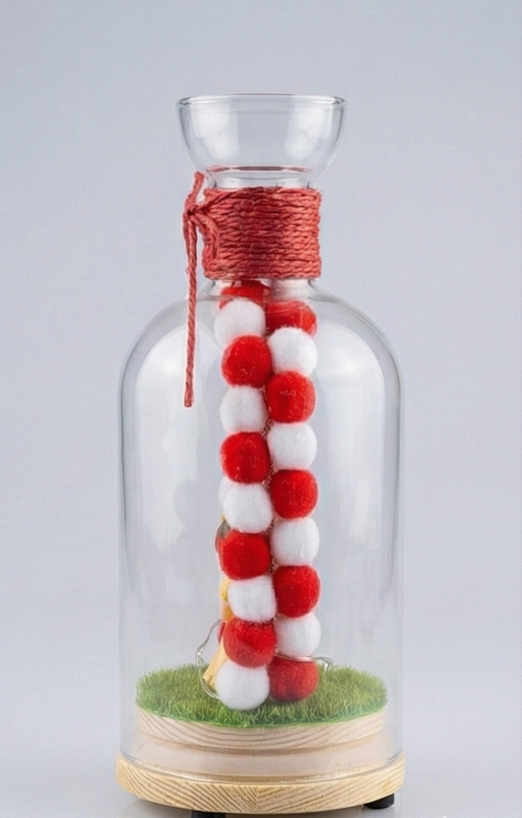 Couple LED Bottle Lamp – Romantic Love Showpiece Light